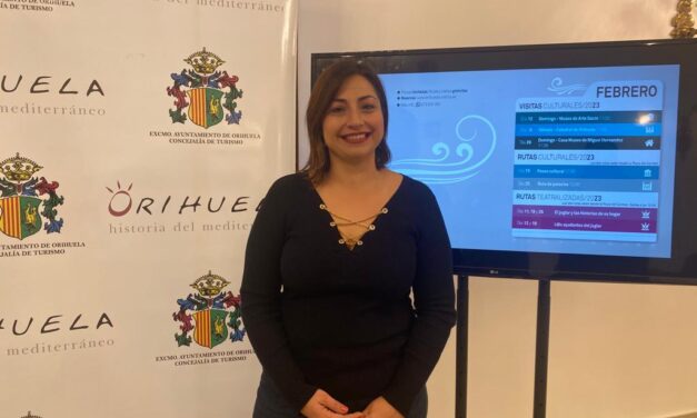 La concejala de Turismo de Orihuela presenta las rutas turísticas programadas para el mes de febrero