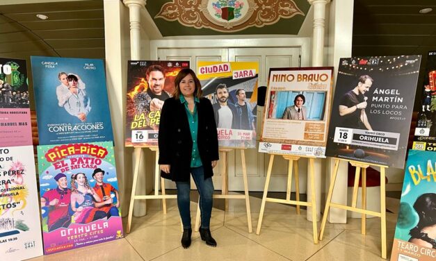 Cultura de Orihuela presenta la nueva programación del Teatro Circo Anastasio Die