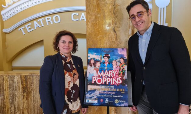Taules Teatre llevará la magia de ‘Mary Poppins’ al escenario del Teatro Castelar de Elda con una doble representación benéfica de ‘Vientos del Este’