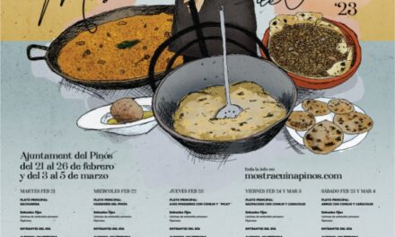 La nueva edición de la Mostra de Cuina del Pinós llega con novedades: Talleres culinarios y festa “Mig Any”.