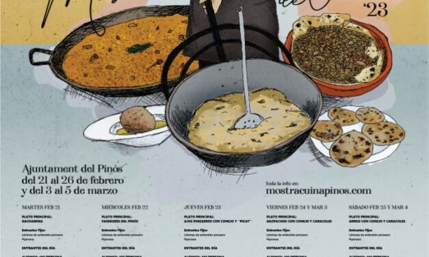 La nova edició de la Mostra de Cuina del Pinós arriba amb novetats: Tallers culinaris i festa “Mig Any”