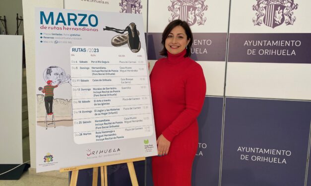 Les Rutes Turístiques d’Oriola del mes de març tenen com a protagonista al poeta Miguel Hernández