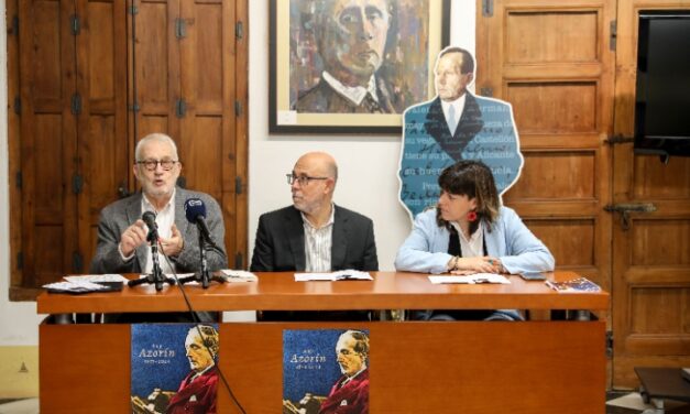 Fundación Mediterráneo y el Ayuntamiento de Monóvar presentan las actividades para conmemorar el 150 aniversario de Azorín