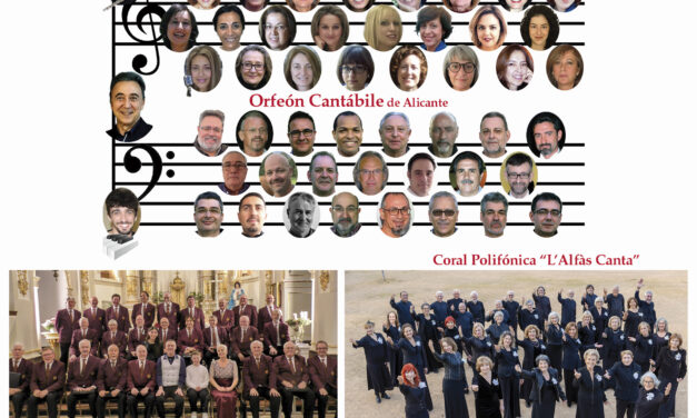 El Festival Internacional de Coros de l’Alfàs 2023 ofrece dos conciertos solidarios los días 5 y 6 de mayo