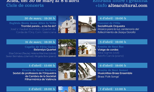 La Ruta de les Ermites posa el toc musical a la Setmana Santa alteana