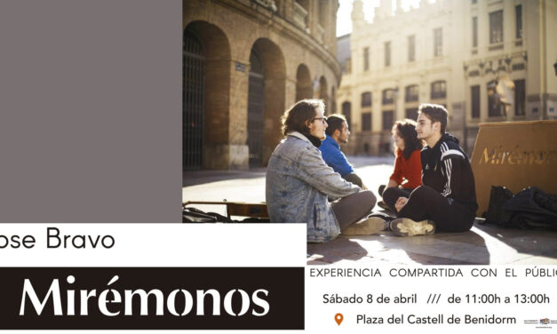 ‘Mirémonos’, la nova invitació de José Bravo aquesta vegada en forma de ‘performance’ a Benidorm