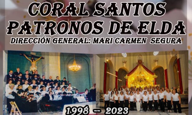 La Coral de los Santos Patronos celebra este sábado su 25 aniversario con un concierto en el Teatro Castelar de Elda
