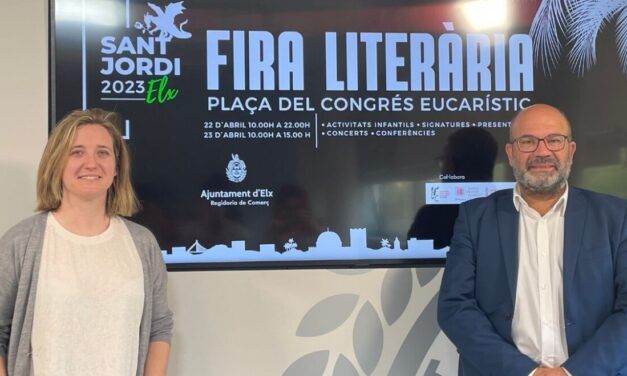Prop de 120 autors locals i nacionals es donen cita en la fira literària de Sant Jordi a Elx