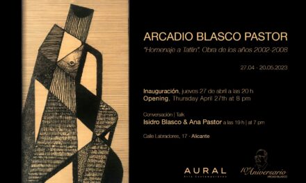 «Homenatge a Tatlin» d’Arcadio Blasco en la Galeria Aural d’Alacant