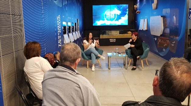 Tertúlia literària amb l’escriptora Olga Mínguez en el Museu de Aguas de Alicante