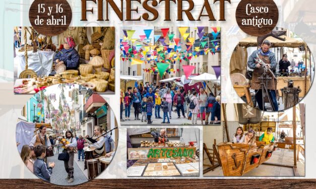Finestrat celebra este fin de semana su «Mercat Gastronòmic i Tradicional» en las calles del Casco Histórico
