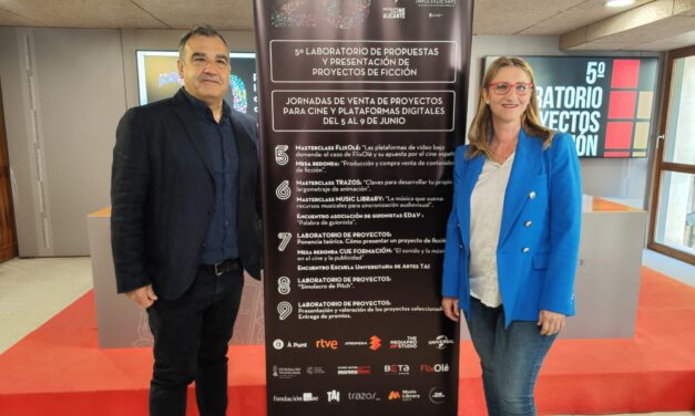 L’Ajuntament i el Festival de Cinema d’Alacant impulsen la cinquena edició del Laboratori de Projectes de Ficció
