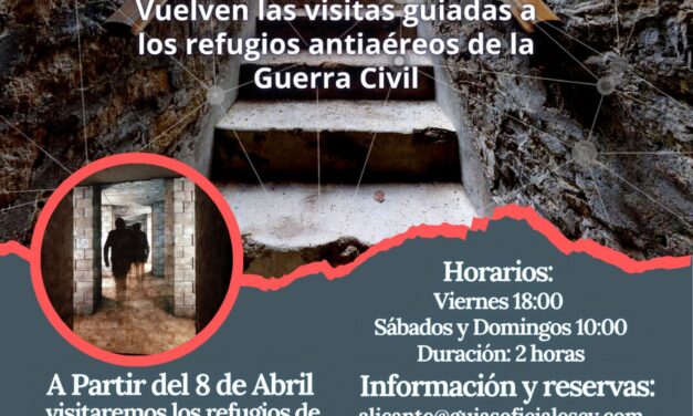 Alicante retoma las visitas guiadas gratuitas a los refugios antiaéreos de la Guerra Civil