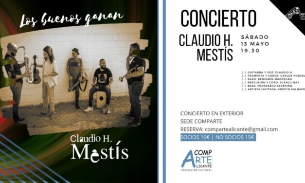 Concert Claudio H. i la seua banda Mestís a Alacant