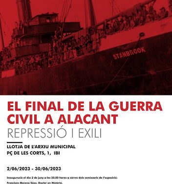 L’Arxiu Municipal acull l’exposició “El final de la Guerra Civil en Alicante. Represión y exilio”