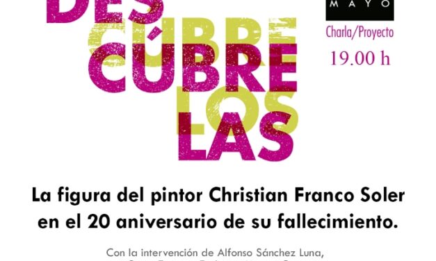 Aquest divendres, 5 de maig, la Casa Bardin acollirà la trobada en el qual participaran Alfonso Sánchez Luna, Quico Torres i Fede Mingot