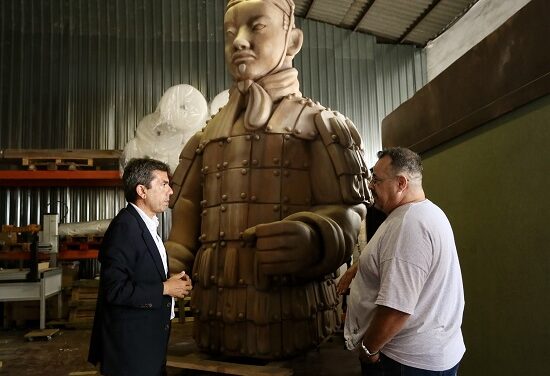 El MARQ exhibirà a l’Esplanada d’Alacant la figura d’un guerrer de Xi’an d’onze metres d’altura