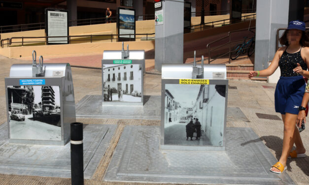 Benidorm instala fotos del Archivo Municipal en elementos de la vía pública, convirtiéndolos en soportes artísticos
