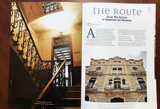 El Modernismo de Alcoy protagonista de la única revista internacional dedicada únicamente al Art Nouveau