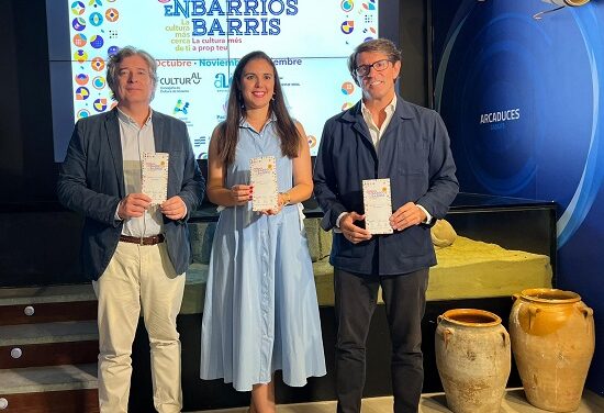 Cultura en Barris inundarà la ciutat d’Alacant amb més de 100 propostes artístiques i culturals en l’últim trimestre de l’any