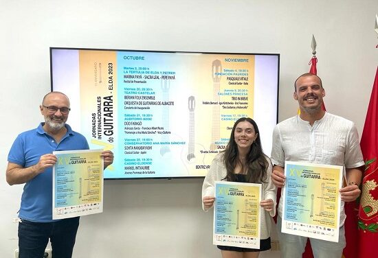 Las XV Jornadas Internacionales de Guitarra rendirán homenaje a los eldenses Ana María Sánchez y Antonio Porpetta