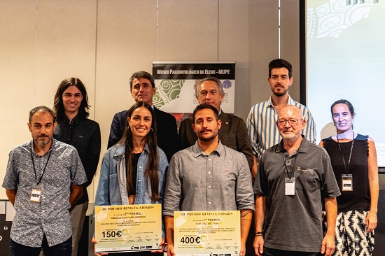 Un trabajo sobre fósiles de mastodonte gana el ‘Primer Premio revista Cidaris’ 2023