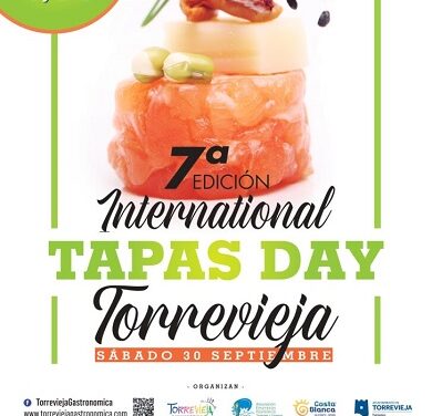La septima edición del International Tapas Day Torrevieja 2023 tendrá lugar el sábado, 30 de septiembre