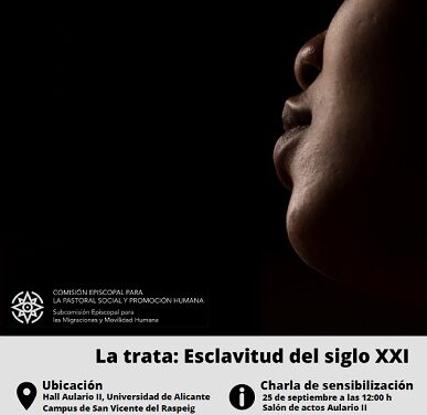 La UA inaugura l’exposició ‘Punt i seguim. La vida pot més’ per a conscienciar sobre el tràfic de persones