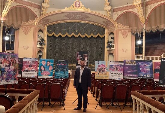 Cultura presenta una completa y variada programación de octubre-enero en el Teatro Circo de Orihuela