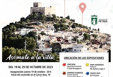 8 exposiciones temáticas forman parte de una nueva ruta por el casco histórico de Petrer durante los dos próximos fines de semana