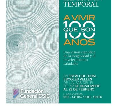 Llega a l’Alfàs la exposición ‘A vivir que son 100 años’ de la Fundación General CSIC