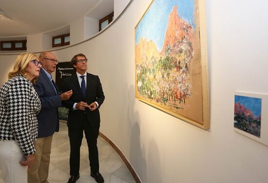 El abogado alicantino Mariano Ibáñez presenta una selección de su obra plástica en el Palacio Provincial