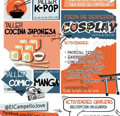 El Campello acoge una semana cultural japonesa del 26 al 29 de diciembre