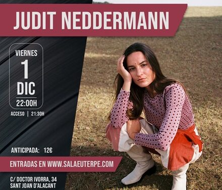 Judit Neddermann, Nat Simons y Josu Miró abren el mes de diciembre en Sala Euterpe
