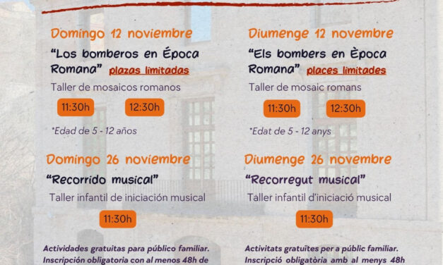 Noviembre en el MuBoma de Alcoy