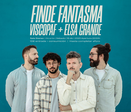 Finde Fantasma tornen a la Sala Stereo d’Alacant per a presentar les seues noves cançons.