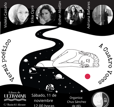 Un recital poético contra la violencia de género reúne a autoras de diferentes provincias