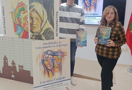 El Museo del Calzado acoge una exposición que recorre la amplia trayectoria pictórica de la eldense Carmen Castaño