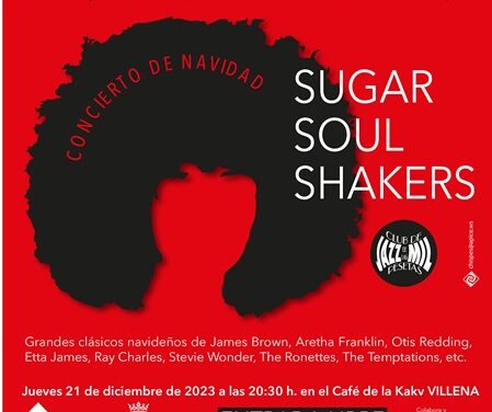 Las grandes figuras del soul español en Villena con el concierto de la mítica ‘Sugar Soul Shakers’