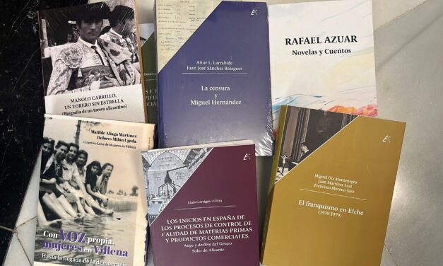 L’Institut Juan Gil-Albert presenta aquest mes a Elx i Alacant algunes de les seues últimes publicacions