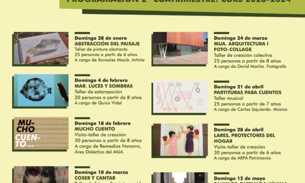 Ocho nuevas propuestas para los Diumenges al MUA
