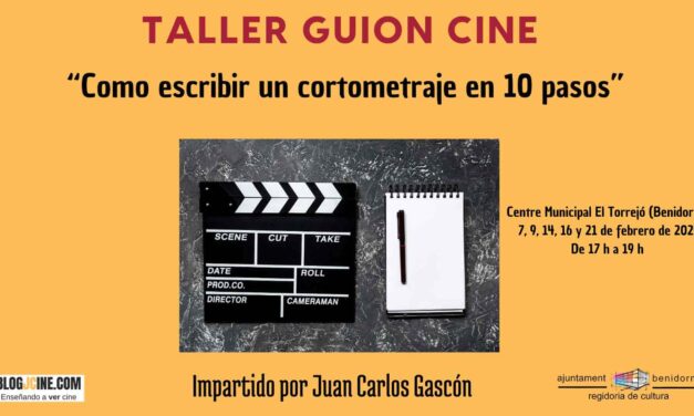 Cultura de Benidorm organiza un taller para aprender a escribir el guion de un cortometraje