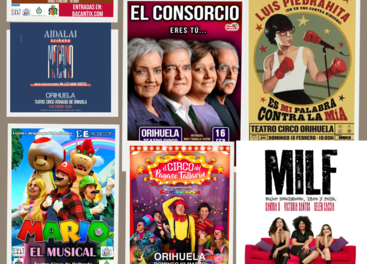 Cultura presenta una completa y variada programación de enero a marzo en el Teatro Circo Atanasio Die de Orihuela