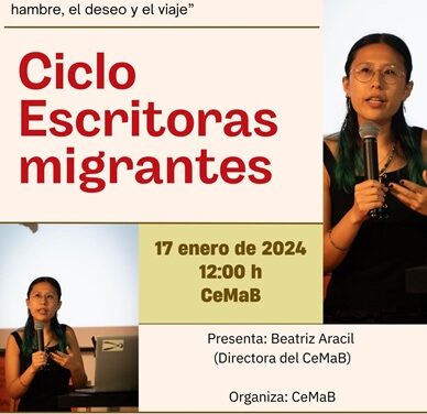 La poeta y periodista china Paloma Chen abre el ciclo “Escritoras migrantes” del CeMaB