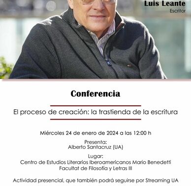 El escritor Luis Leante imparte una conferencia en el CeMaB