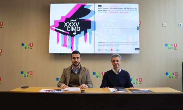 Cultura convoca el XXXV Curso y el XXV Concurso Internacional de Música de Benidorm