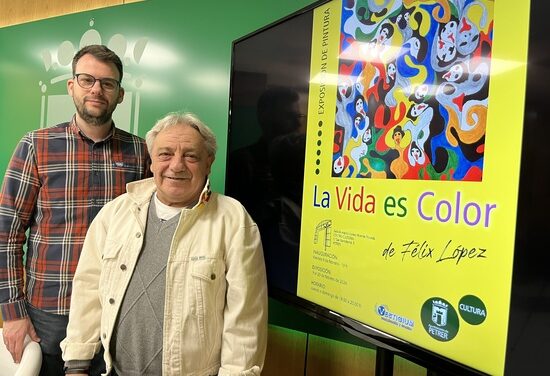 El autor manchego Félix López trae hasta Petrer su exposición de pintura “La vida es color”