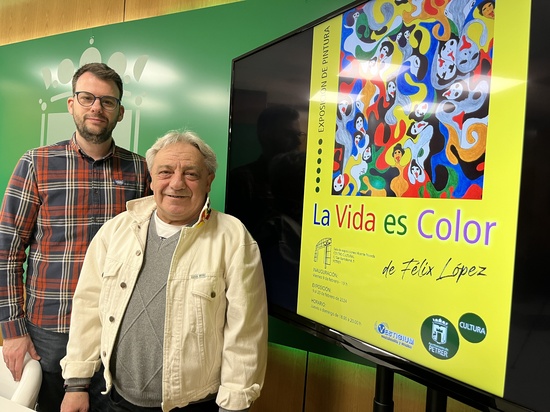 El autor manchego Félix López trae hasta Petrer su exposición de pintura “La vida es color”