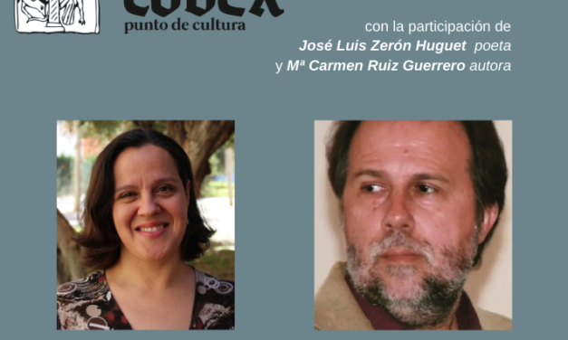 La llibreria CODEX d’Oriola acull la presentació del poemari «BROCAL y VORAZ» de M° Carmen Ruiz Guerrero