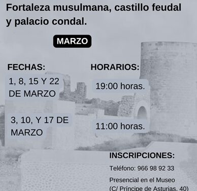 El Museu Arqueològic Municipal represa  les visites guiades a la mostra que recorre la història del Castell d’Elda